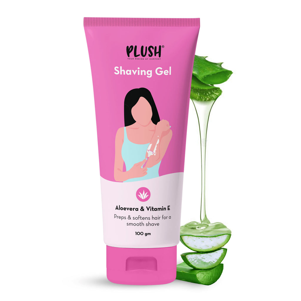 All-Natural Shaving Gel with Aloe & Vitamin E Extracts