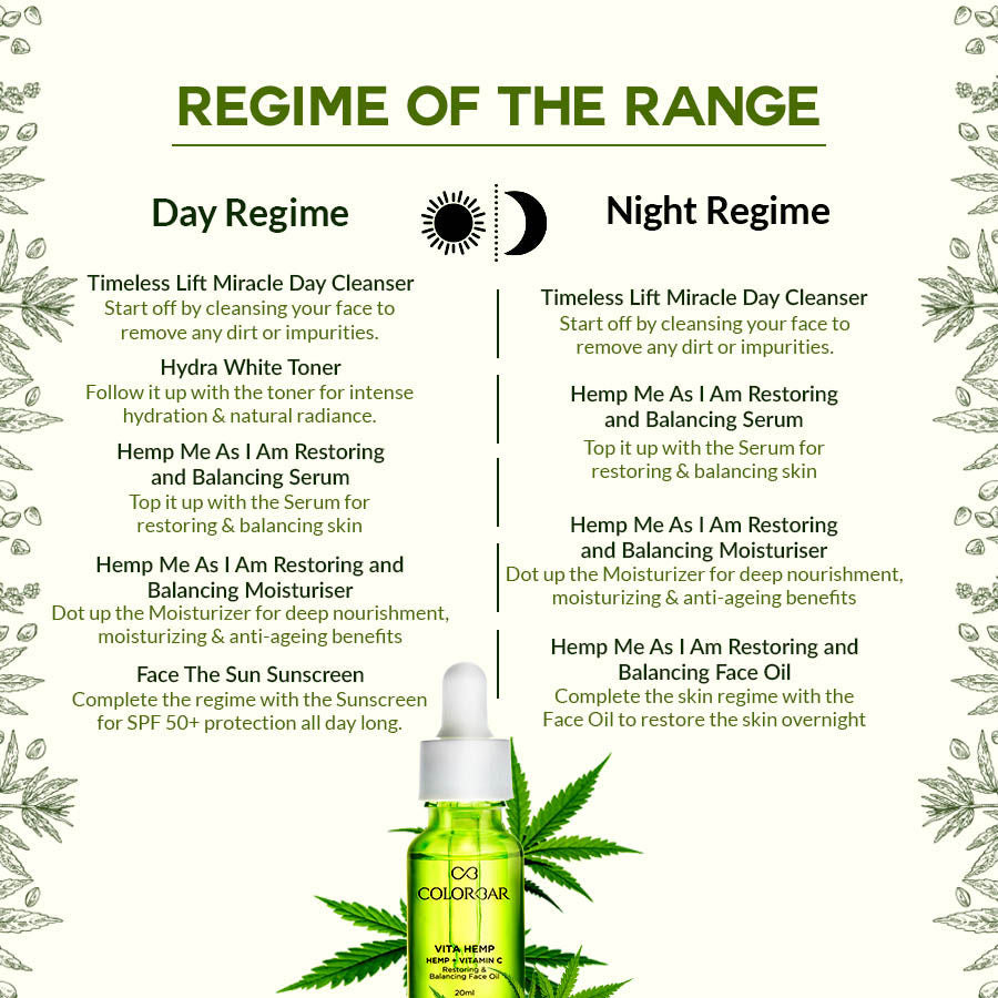 Vita Hemp + Vitamin C Restoring and Balancing Night Oil