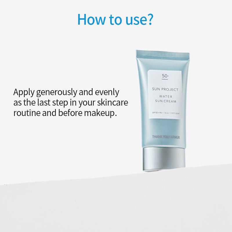 Korean Hyaluronic Water Sunscreen SPF50+ PA+++ - Non-Sticky, for Normal/Dry skin