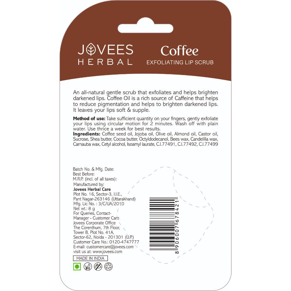 Herbal Coffee Exfoliating Lip Scrub