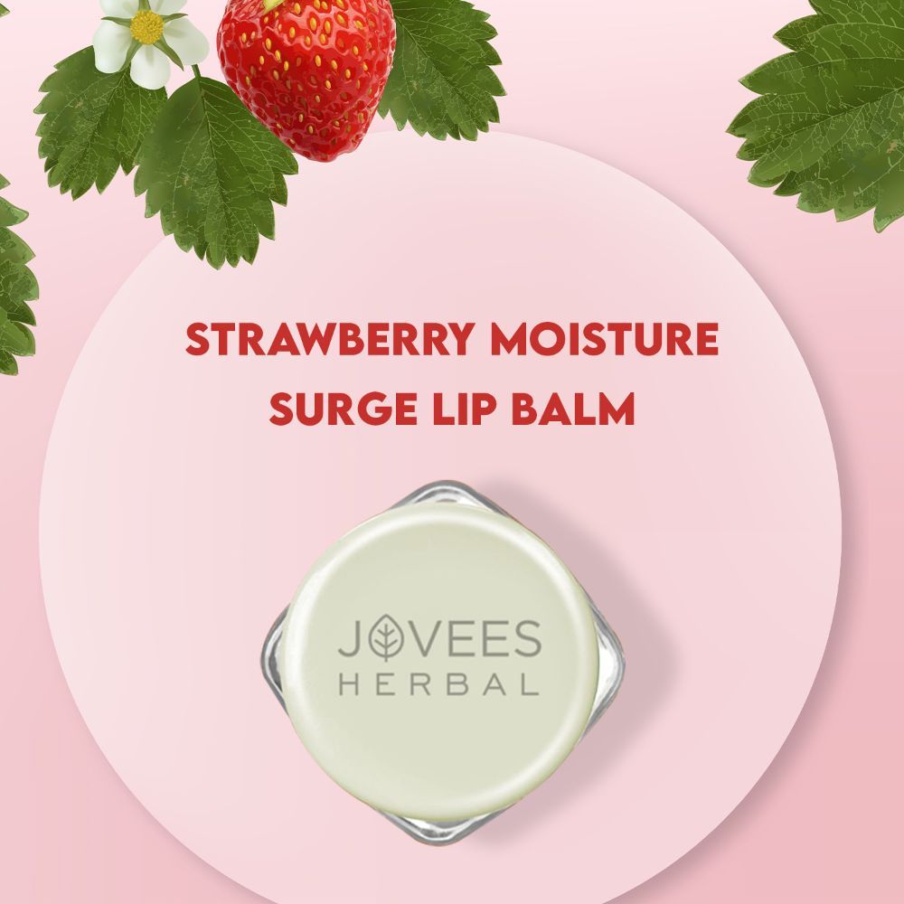 Herbal Strawberry Moisture Surge Lip Balm