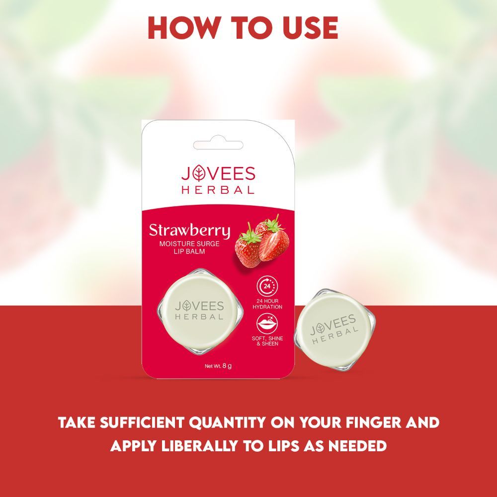 Herbal Strawberry Moisture Surge Lip Balm