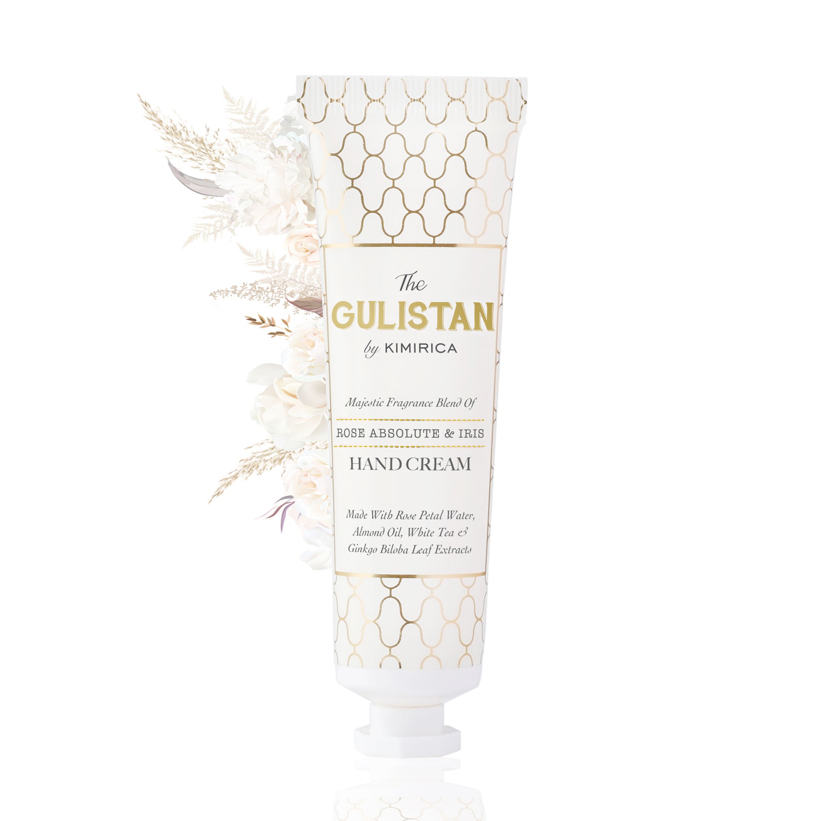 Gulistan Hand Cream With Rose Water & Shea Butter, Non-Greasy & Quick-Absorb, All Skin Type