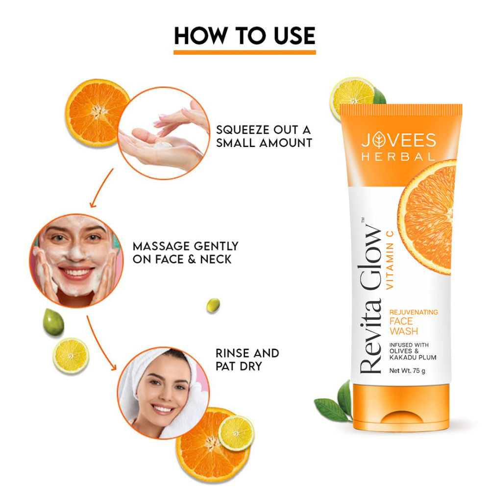 Herbal Vitamin C Face Wash Infused with Kakadu Plum and Olives