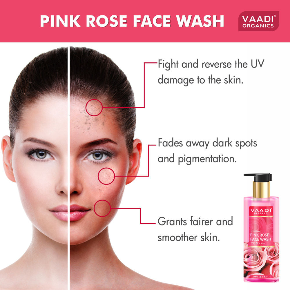 InstaGlow Pink Rose Face Wash
