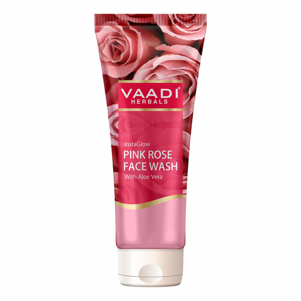 Insta Glow Pink Rose Face Wash With Aloe Vera Extract