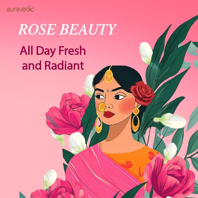 Rose Water Face Toner Spray Mogra Rose Water Spray Toner for Glowing Skin Toner Mist