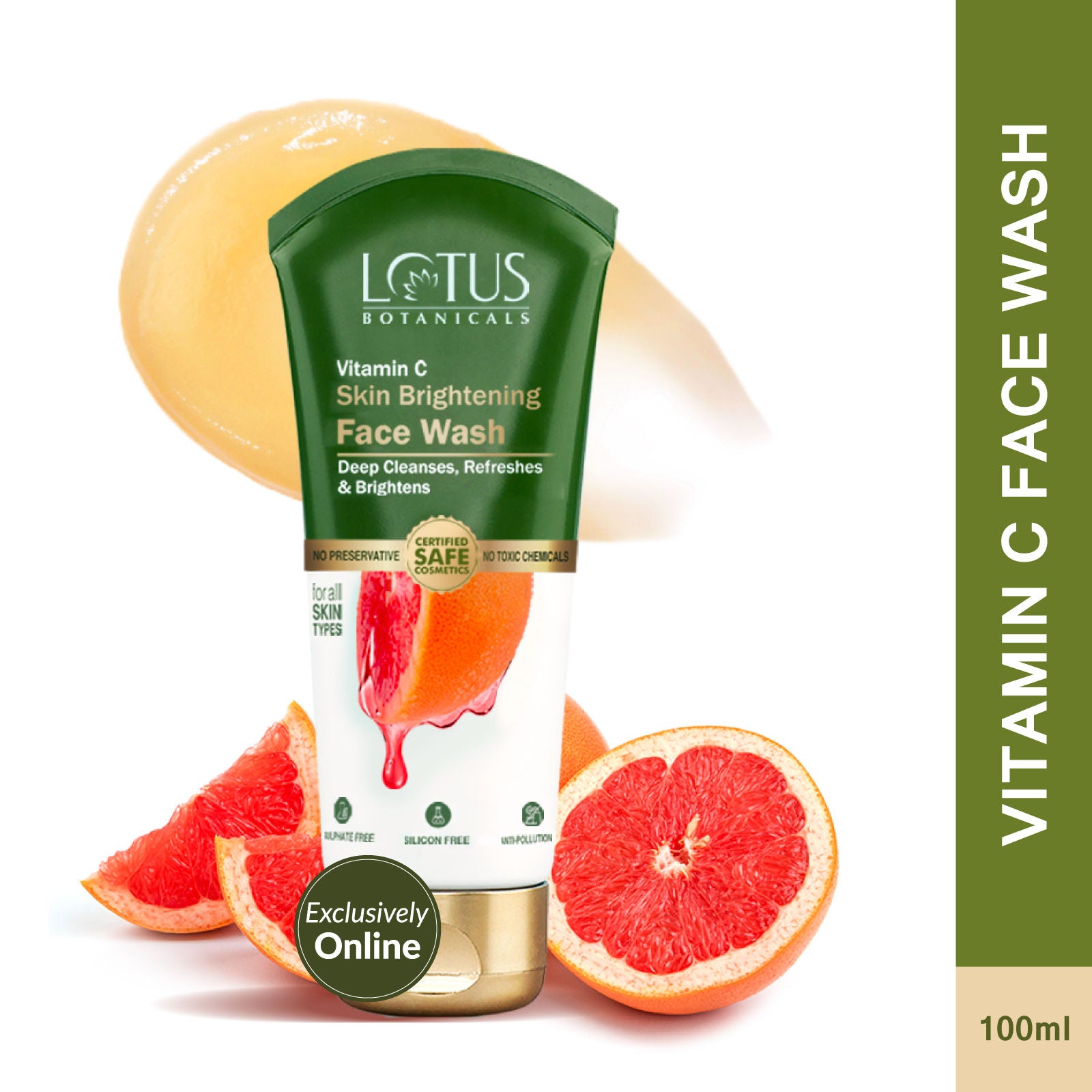 Lotus Botanicals Skin Brightening Face Wash - 100ml
