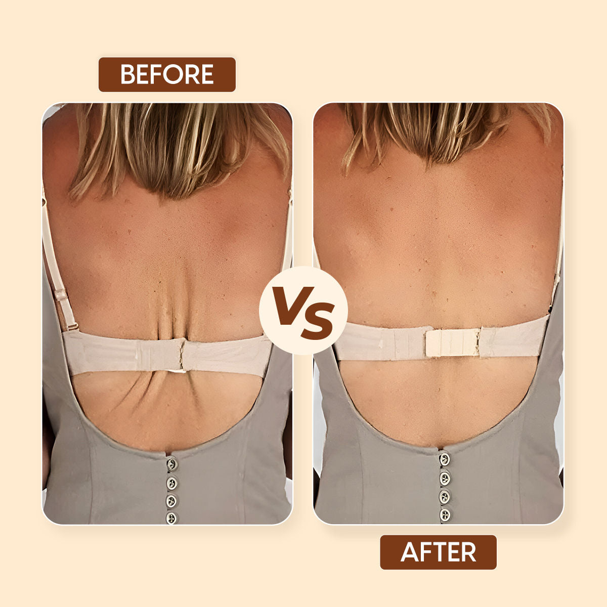 Bra Extender Stretchable Elastic Extension Strap Adjustable Buckle 2 Hook 3 Eye Beige Black