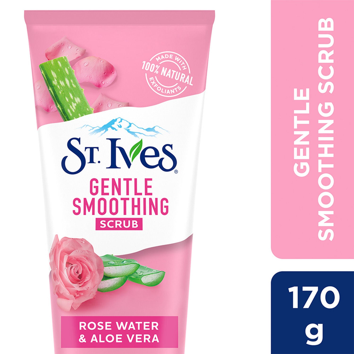 Gentle Smoothing Rose Water & Aloe Vera Face Scrub