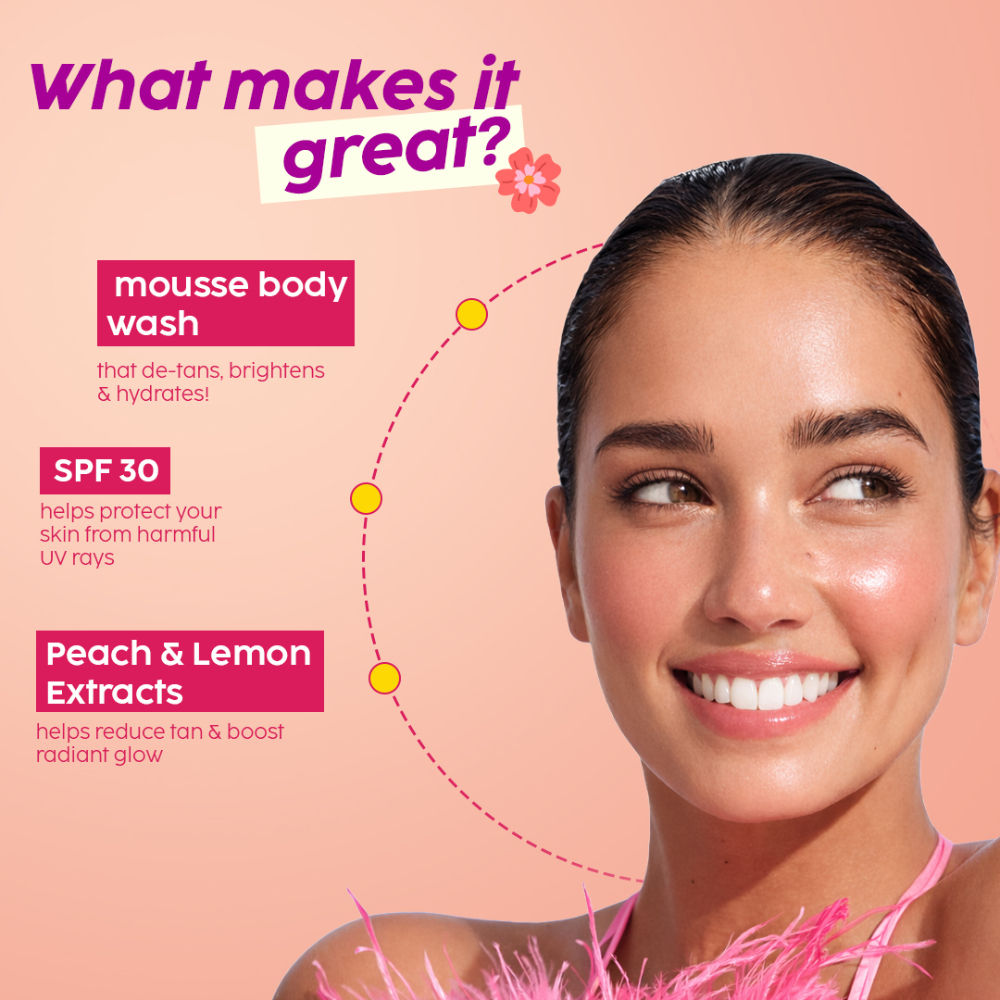 Peaches & Lemon De-Tan Body Trio For Smooth & Hydrated Skin