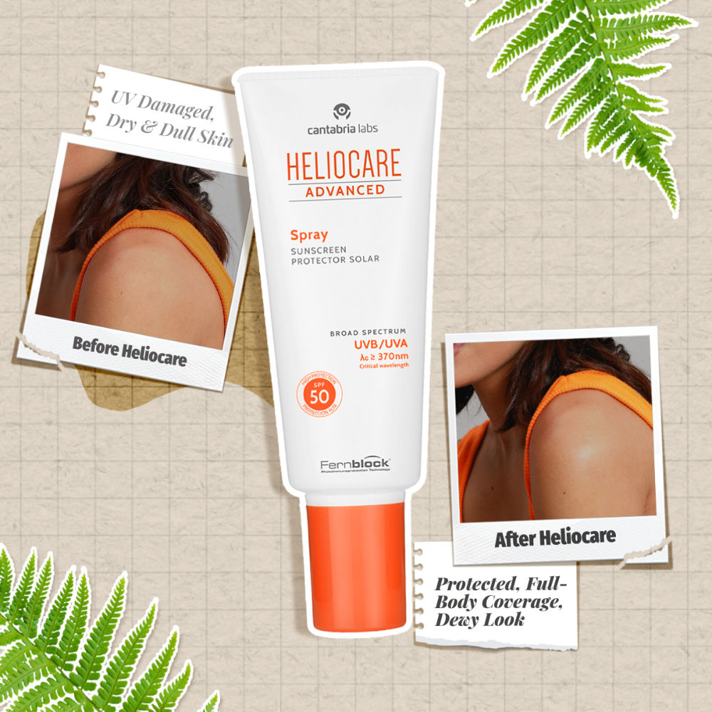 Body Sunscreen Spray SPF 50 Broad Spectrum, New Gen Uv Filters, Dewy Finish