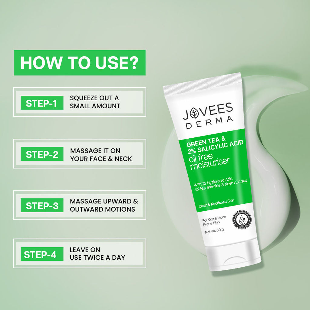 Derma Green Tea 2% Salicylic Acid Oil Free Moisturizer