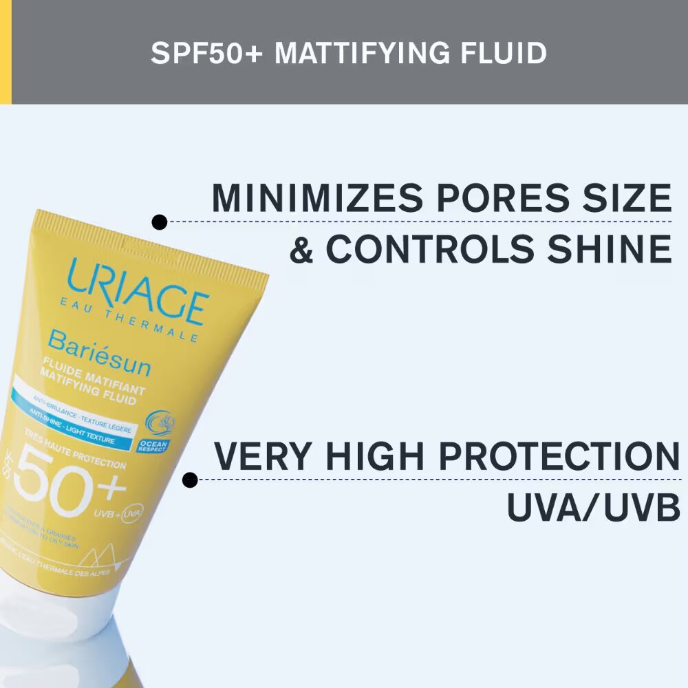 Bariesun Mattifying Sunscreen SPF50+ Light & Non-Sticky, No White Cast Dermat Recommended