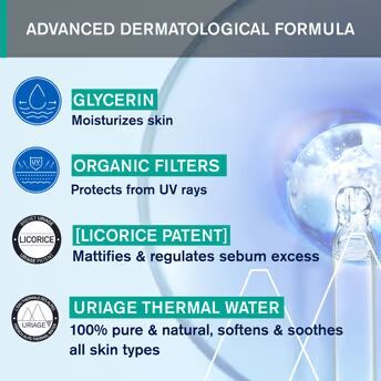 Hyseac Mattifying Fluid SPF50+ Light & Matt Texture Combination Oily Skin Dermat Recommended