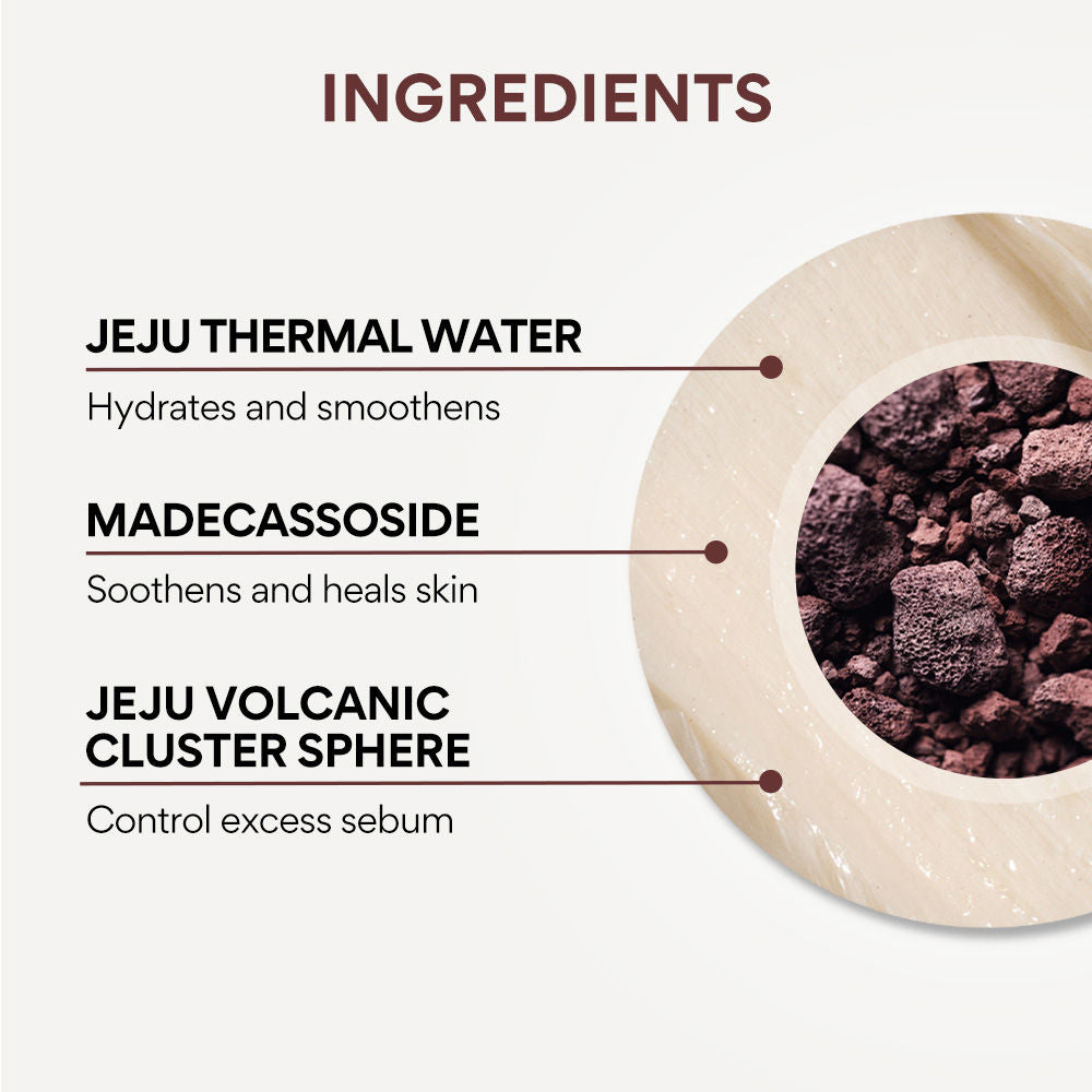 Volcanic Clusters BHA Foaming Daily Cleanser For Excess Oil, Clogged Pores, Oily Skin