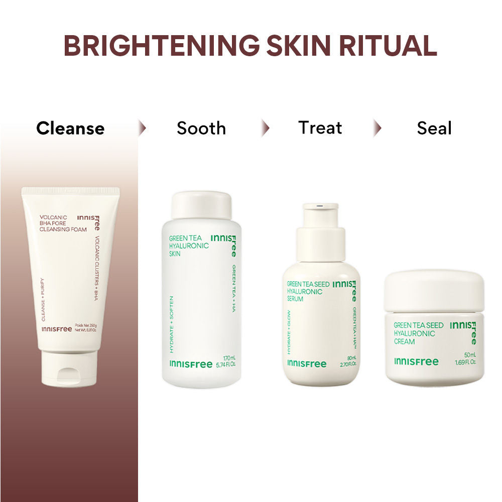 Volcanic Clusters BHA Foaming Daily Cleanser For Excess Oil, Clogged Pores, Oily Skin