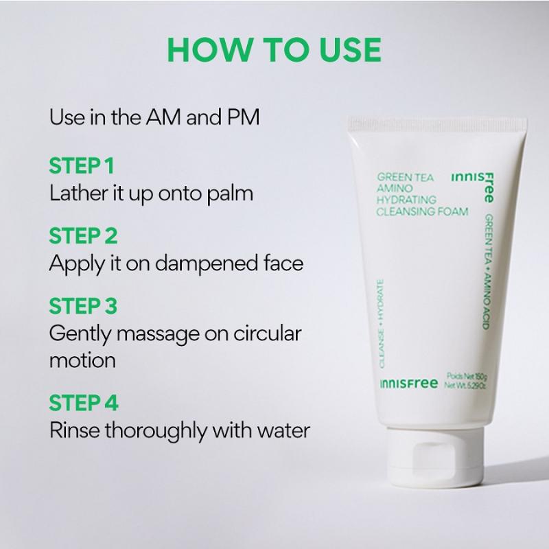 Green Tea Amino Acid Foam Cleanser