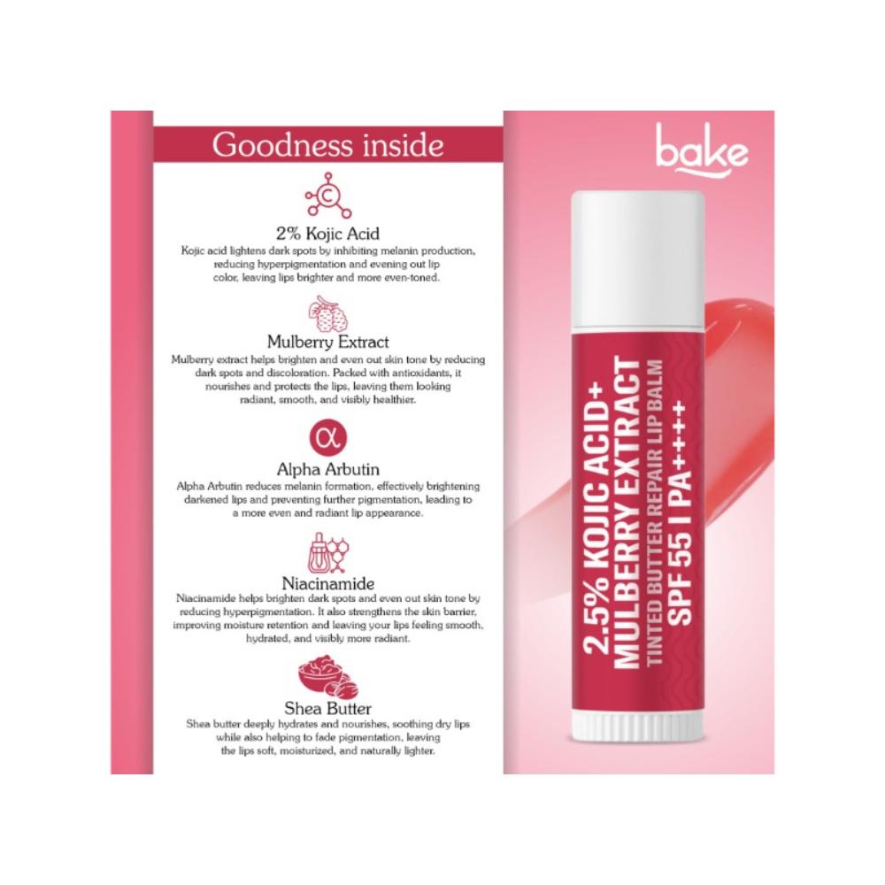 2.5% Kojic Acid Mulberry Extract Tinted Lip Balm SPF 55 PA++++