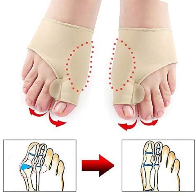 Toe Thumb Bunion Corrector, Toe Separator & Toe Spreader With Gel Pad Support