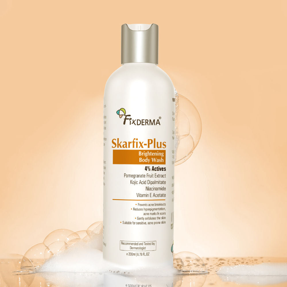 Skarfix Plus Brightening Body Wash with Kojic Acid & Niacinamide Body Wash Shower Gel