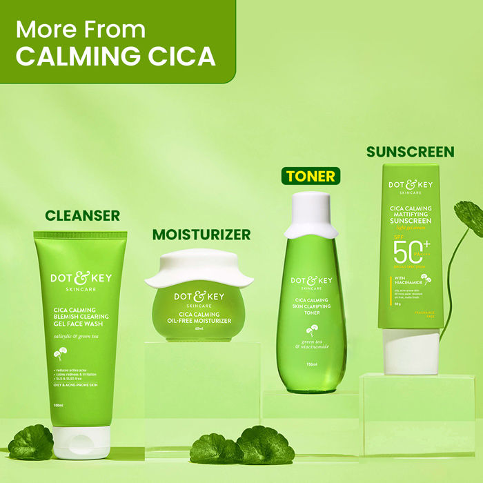 Cica Calming Skin Clarifying Toner With Niacinamide & Green Tea, Acne & Oil Control