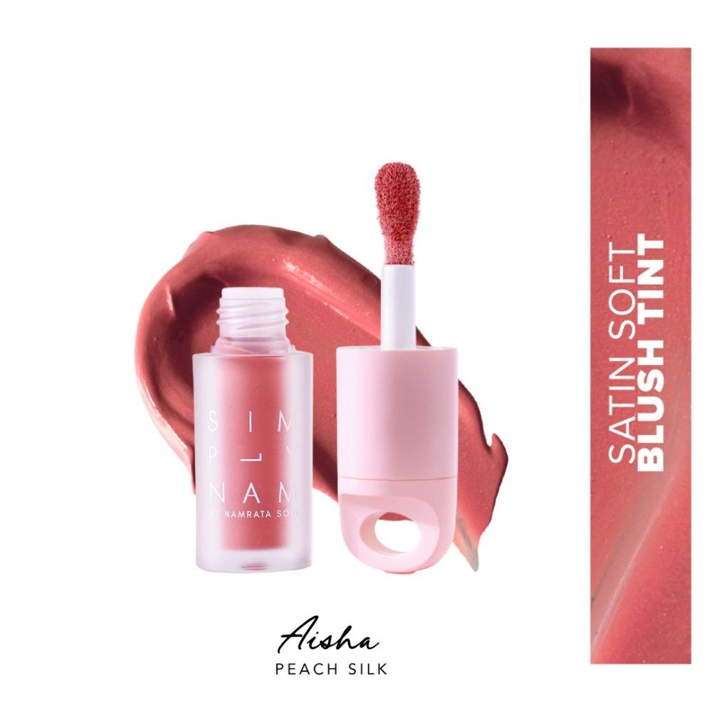 Satin Soft Blush Tint - Aisha - Peach Silk