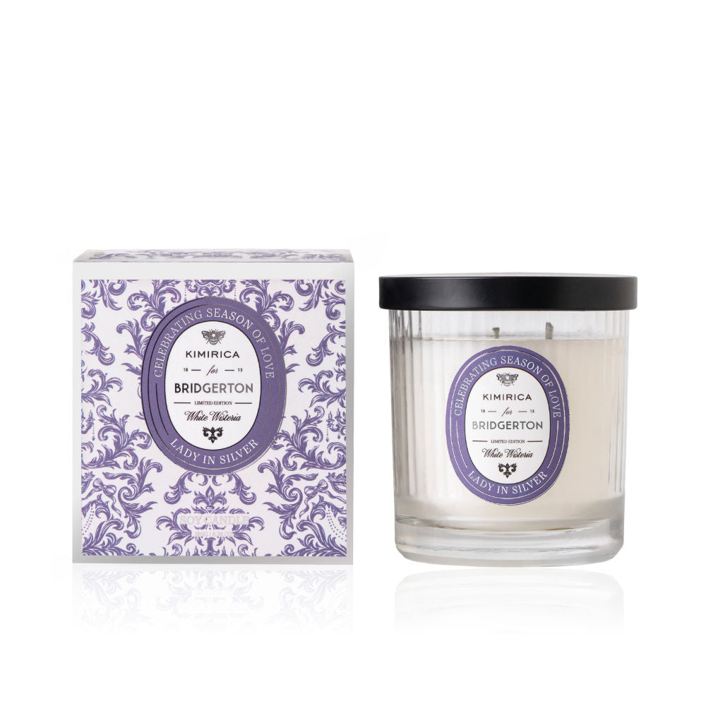 Lady In Silver Candle