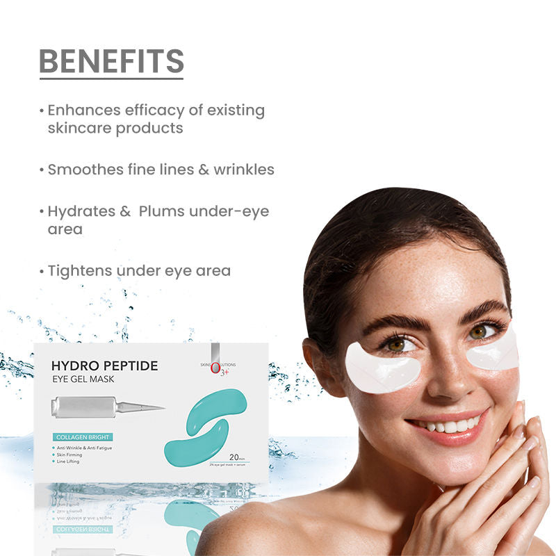 Hydro Peptide Hydrogel Eye Patch Mask With Collagen & Hyaluronic Acid For Dark Circles