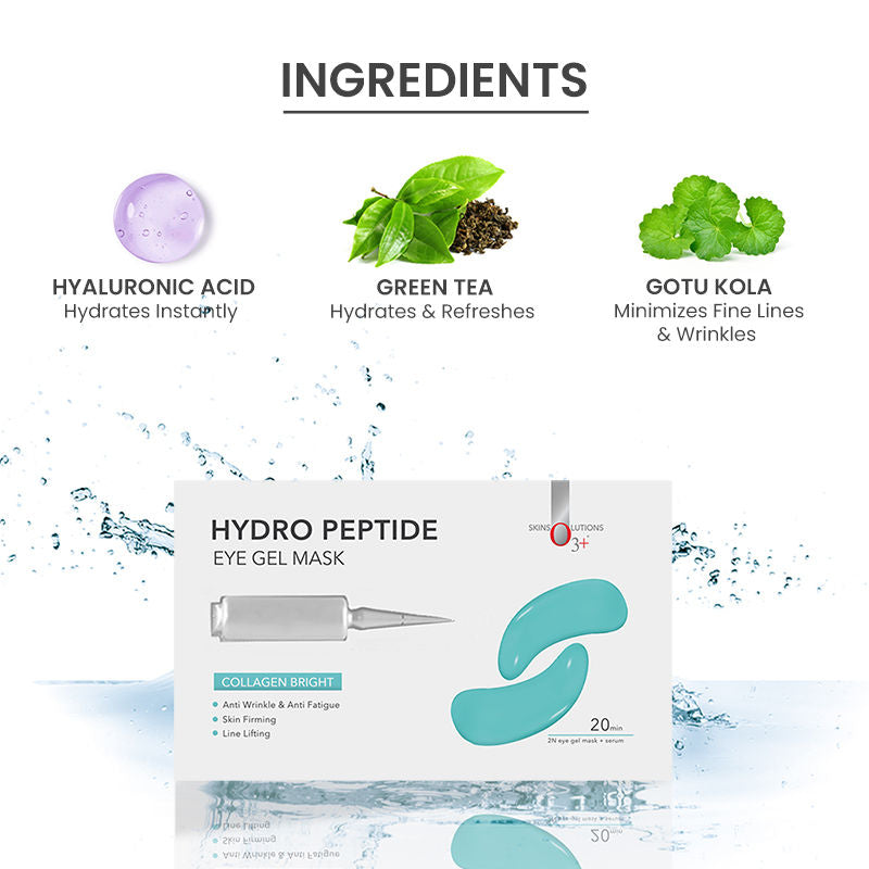 Hydro Peptide Hydrogel Eye Patch Mask With Collagen & Hyaluronic Acid For Dark Circles