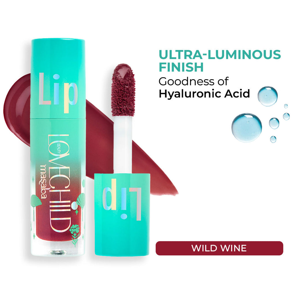 Lip Gloss Oil, Tinted Lip Gelato Enriched with Jojoba Oil & Shea Butter - Wild Vine