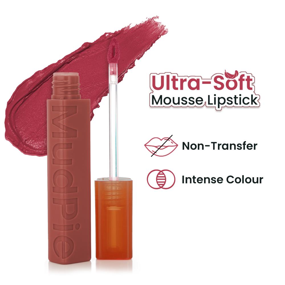 MudPie Lipstick With Velvet Matte Finish - 7 Caramel Custard