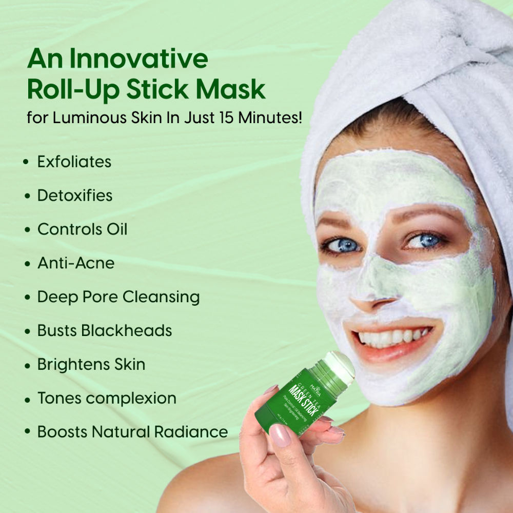 Green Tea Mask Stick For Pore Control, Oil Balancing & Skin Brightening