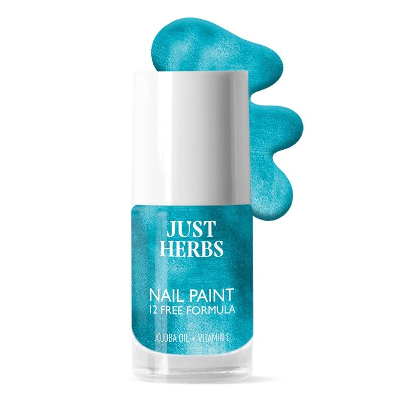 12 Chemical Free Formula Nail Polish - Nude Elegance - Enchanted Sapphire