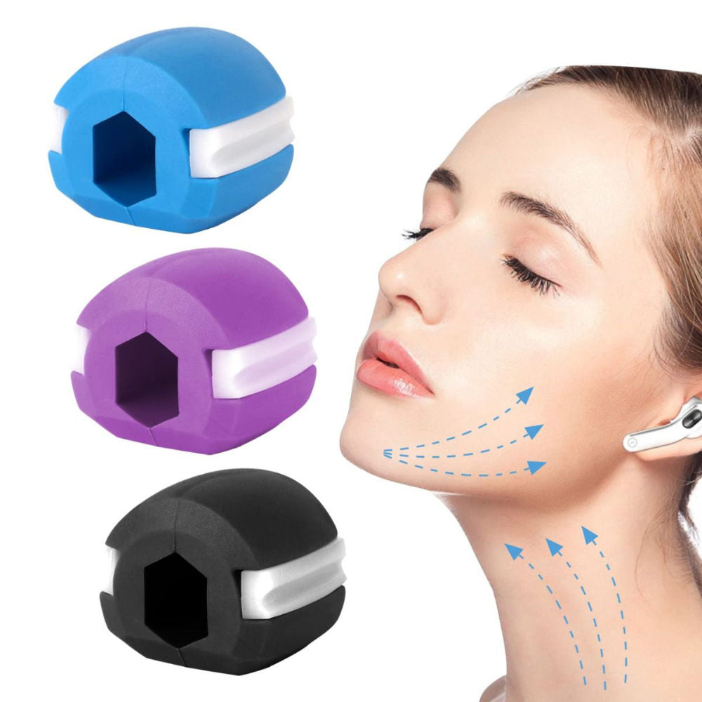 Jawline Exerciser Tool Silicone Double Chin Reducer for Shaping Jaw & Reducing Facial Fat
