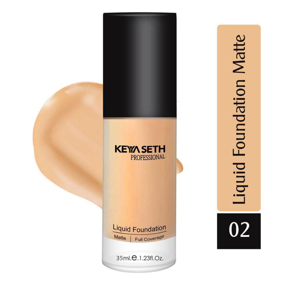 Professional Full Coverage Liquid Matte Foundation - Shade 2
