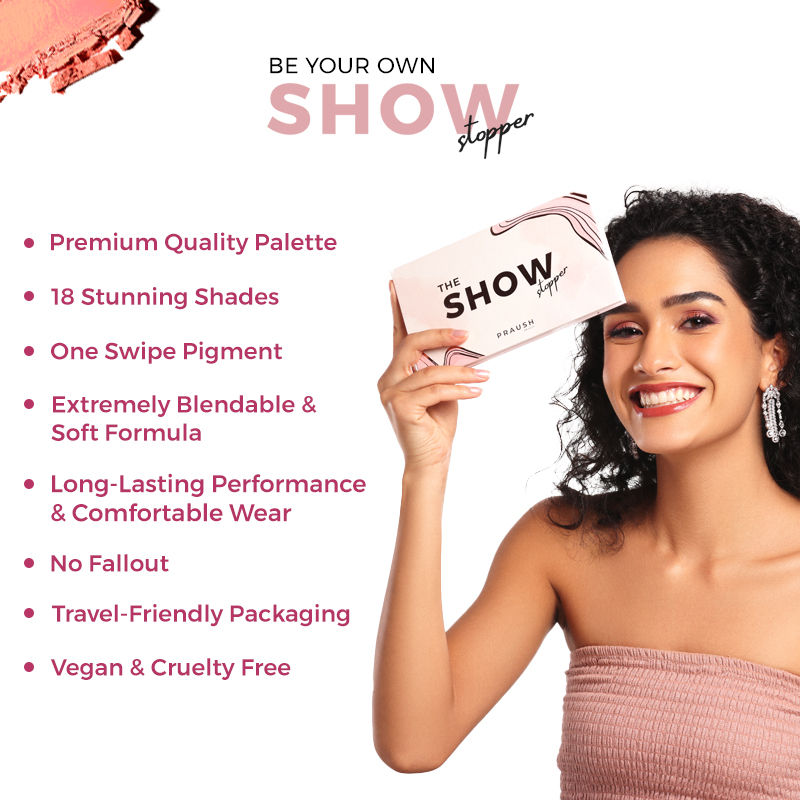 Beauty The Showstopper Eyeshadow Palette With 18 Pigmented Shades