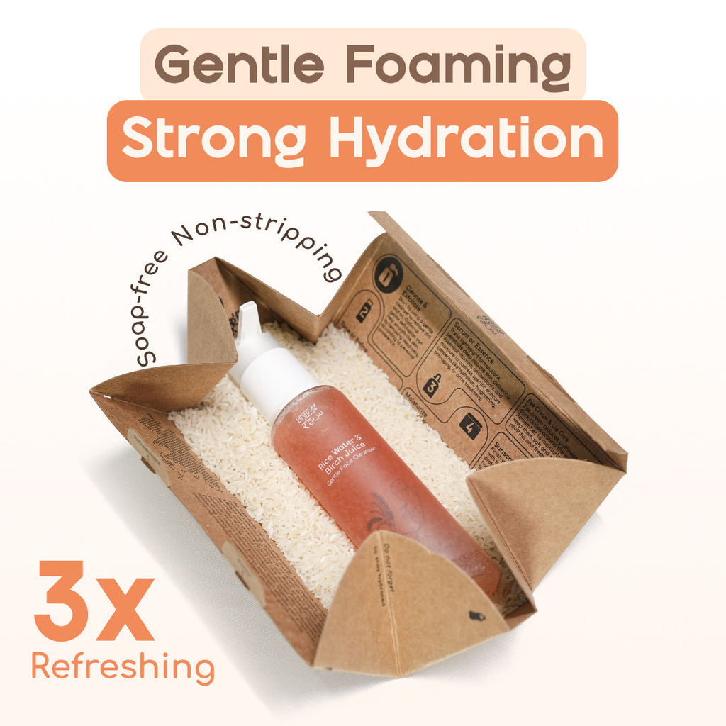 Gentle Face Cleanser With Rice Water & Birch Juice