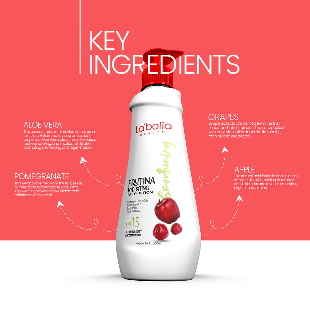 Frutina Deep Nourished Body Lotion For Women & Men- 100% Natural For All Skin Type