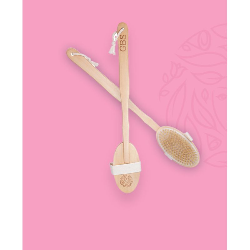 Dry Brush With 14 Inch Removable Wood Handle