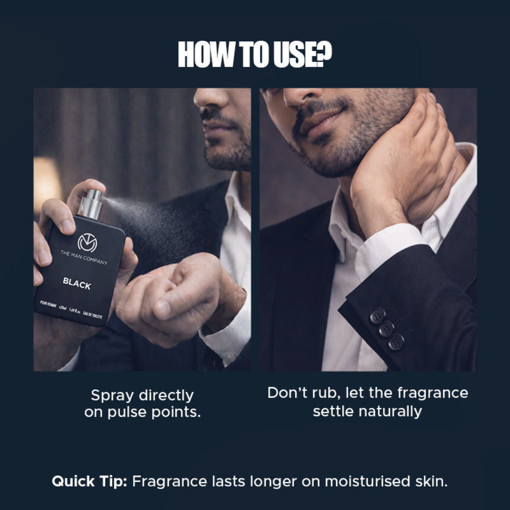 Classic Black Eau De Toilette for Men