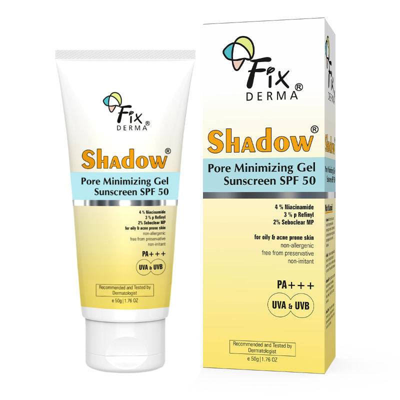 Shadow 4% Niacinamide Gel Sunscreen for Pore Minimizer with SPF 50 PA+++