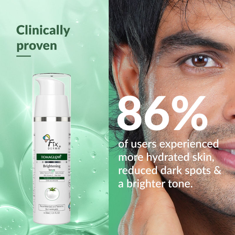 Tomaglow Skin Brightening Face Serum with Vitamin C & Niacinamide for Pigmentation