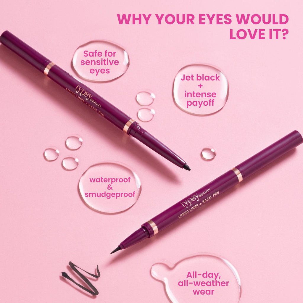 Double Shot Kajal Pen + Liquid Liner