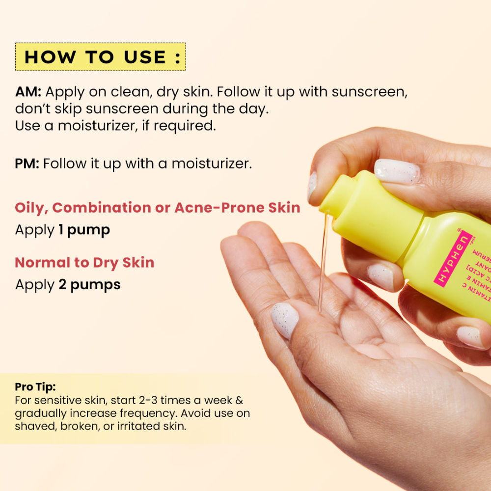 10% Vitamin C Serum with 1% Vitamin E & Ferulic Acid, Brightens & Fade Dark Spots