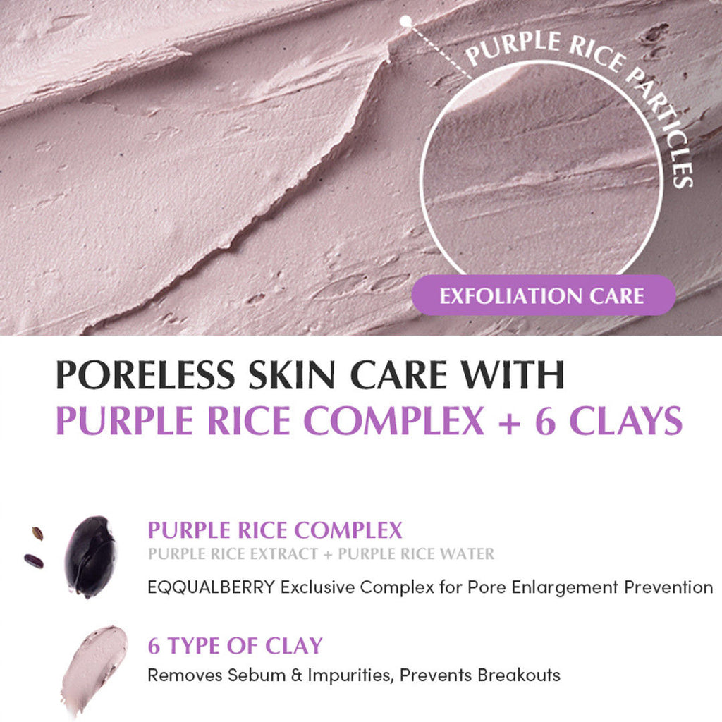 Purple Rice Pore Purifying Cleanser – Deep Pore Care & Sebum Control