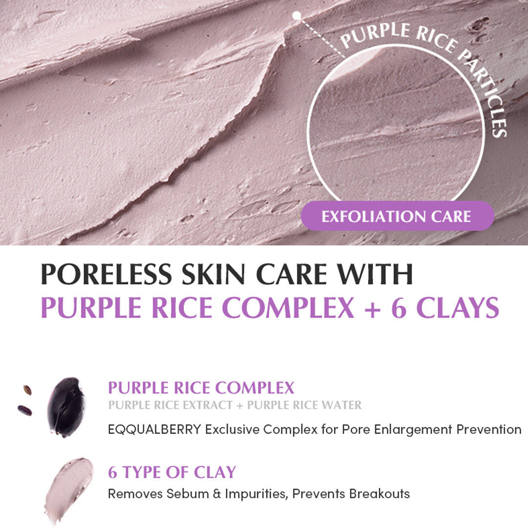Purple Rice Pore Purifying Cleanser – Deep Pore Care & Sebum Control