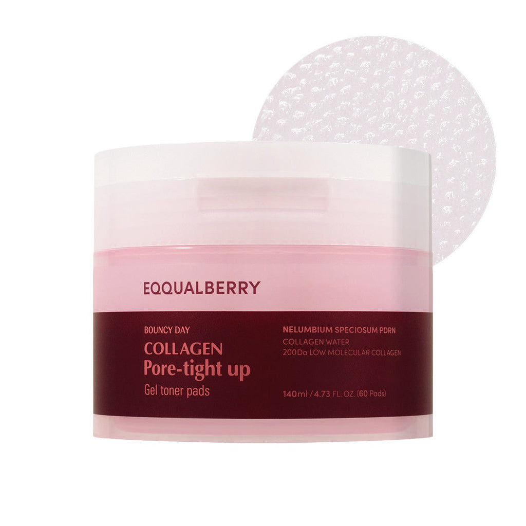 Collagen Pore Tight-Up Gel Toner Pads – Hydrates & Refines Pores