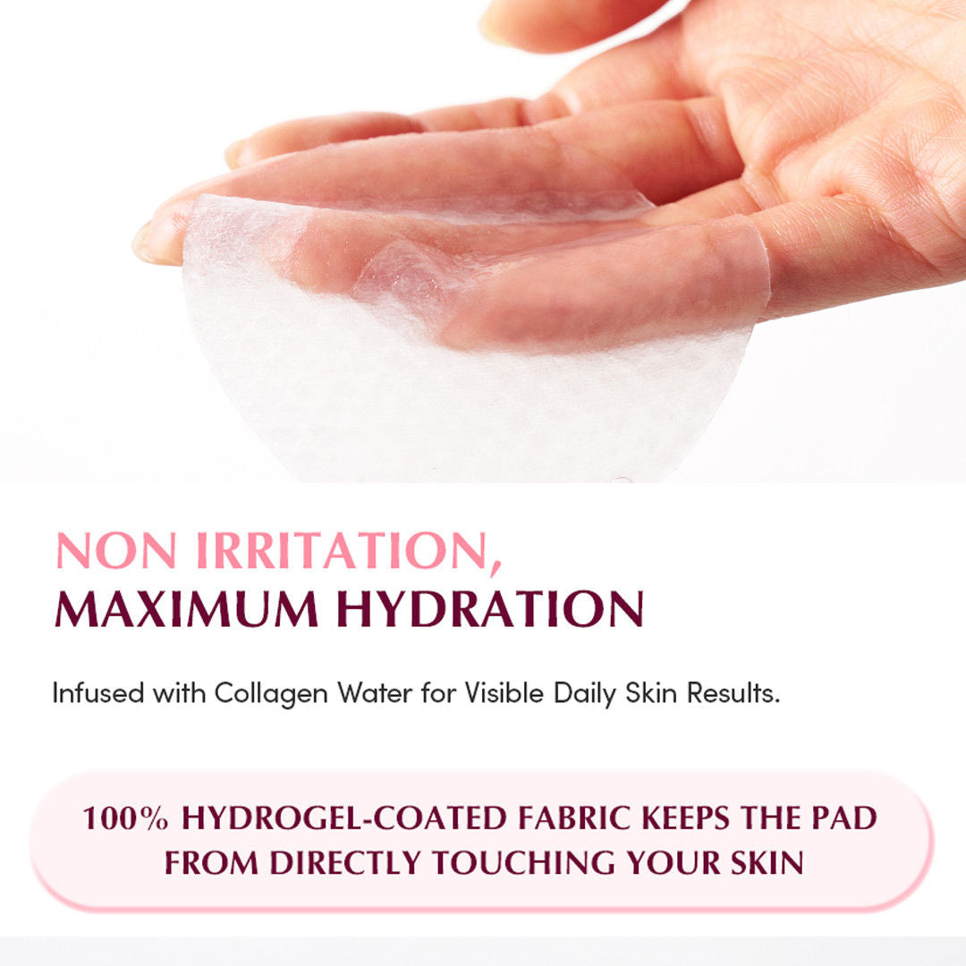 Collagen Pore Tight-Up Gel Toner Pads – Hydrates & Refines Pores