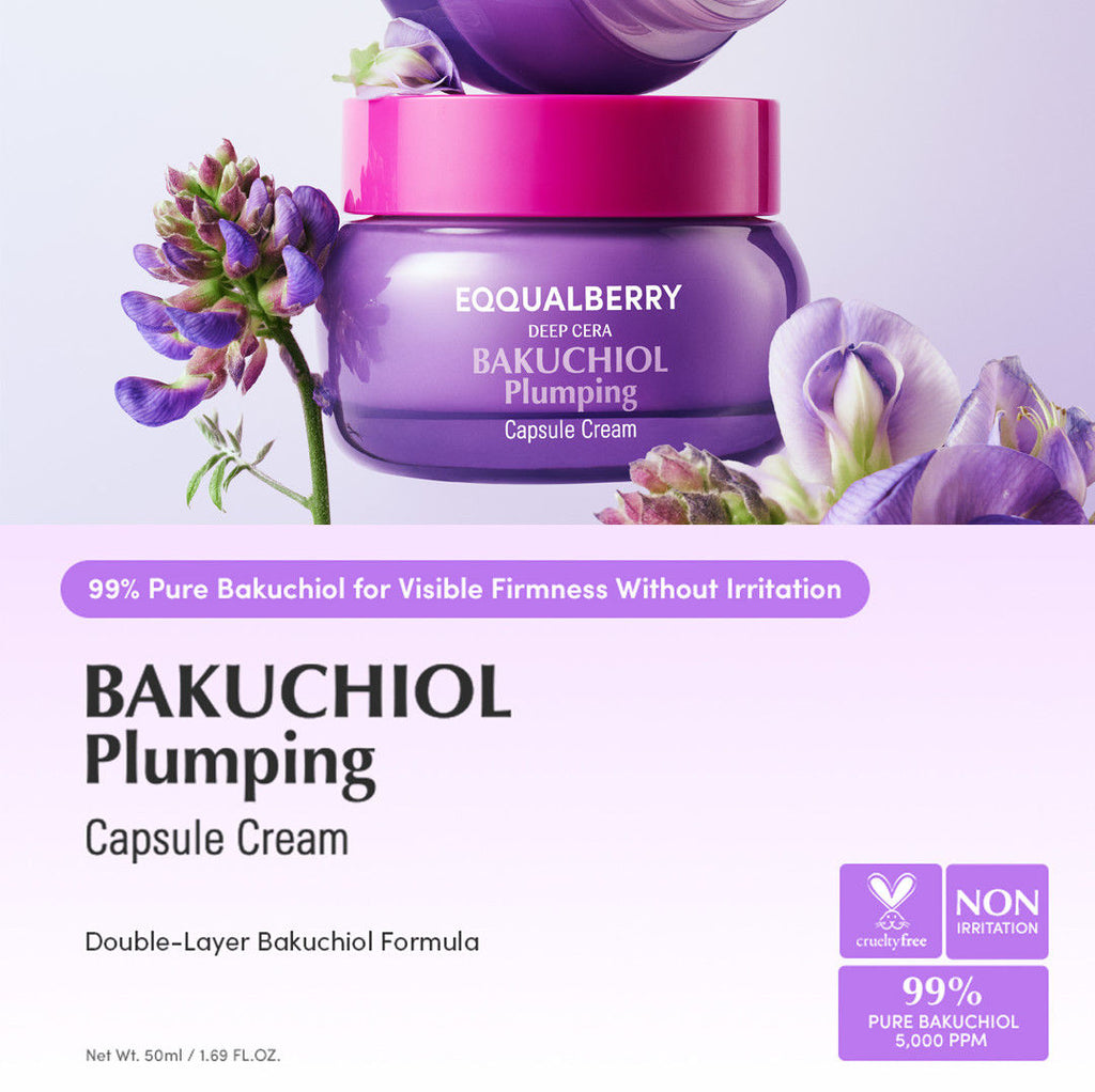 Bakuchiol Plumping Capsule Cream – Pore Refining & Firming Moisturizer